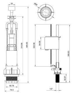 Комплект арматуры Berges Eko 01 030101