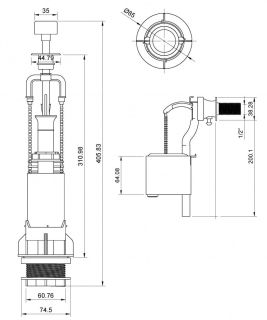 Комплект арматуры Berges Eko 02 030202