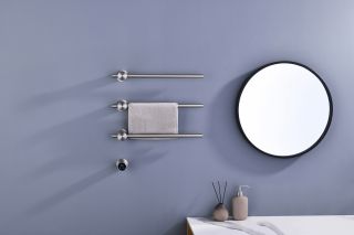Полотенцесушитель электрический Timo Saona 030/13SM 45x51 см никель
