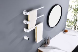 Полотенцесушитель электрический Timo Saona 030/16SM 45x51 см белый матовый