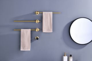 Полотенцесушитель электрический Timo Saona 030/17SM 45x51 см золото матовое