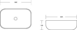 Раковина Milleau Miel MU0078B-GBG черный с золотом