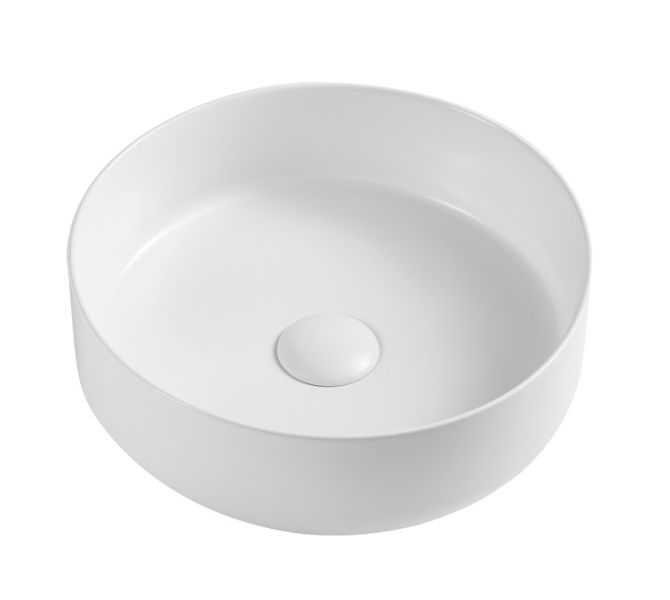 Раковина накладная D&K Matrix DT1391508 35см белый матовый Раковина накладная D&K Matrix DT1391508 35см белый матовый