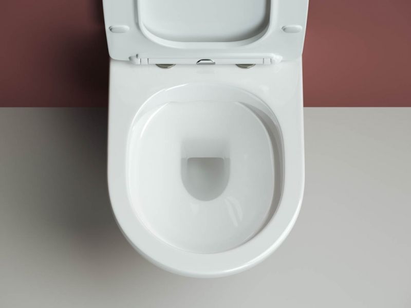 Подвесной унитаз Ceramica Nova Forma CN3009 безободковый белый Подвесной унитаз Ceramica Nova Forma CN3009 безободковый белый