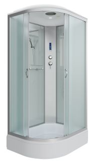 Душевая кабина Niagara NG-33394-14RP 130x90см серебро/матовое