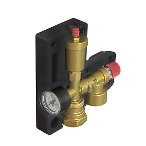 Группа безопасности котла, ELSEN, до 50 кВт, 1, В, давление срабатывания, ESG03.10, бар-3, T°C -от -10 до +120