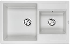Мойка кухонная Paulmark Tandem PM238250-WH белый