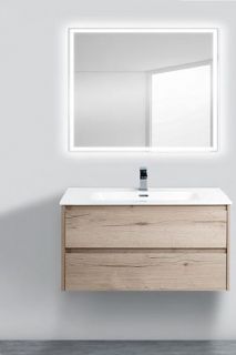 Тумба под раковину BelBagno подвесная 100x50см Rovere Galifax Bianco KRAFT-1000-2C-SO-RGB Тумба под раковину BelBagno подвесная 100x50см Rovere Galifax Bianco KRAFT-1000-2C-SO-RGB