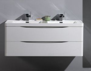 Тумба под раковину BelBagno подвесная 120x45см Bianco Lucido ANCONA-N-1200-2C-SO-2-BL