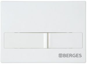Кнопка смыва Berges Novum белый 040011