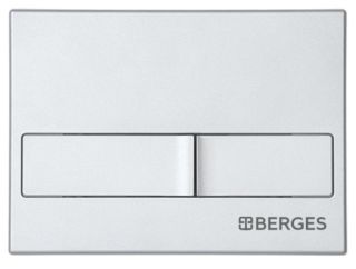 Кнопка смыва Berges Novum матовый хром 040012 Кнопка смыва Berges Novum матовый хром 040012