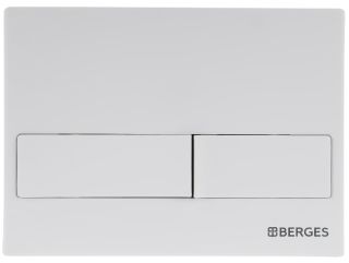 Кнопка смыва Berges Novum soft touch белый 040014 Кнопка смыва Berges Novum soft touch белый 040014