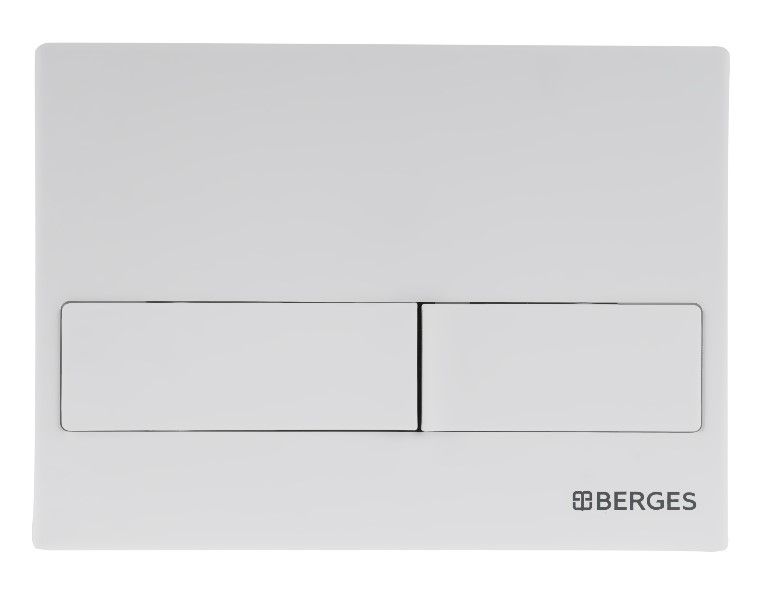 Комплект Berges 043278: инсталляция NOVUM 525 кнопка L4 белая Soft Touch унитаз Floe Rimless сидение дюропласт Floe Slim SO