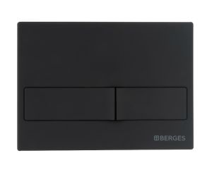 Комплект Berges 4в1 043243: инсталляция NOVUM 525 кнопка L5 чёрная Soft Touch унитаз FLOE S Rimless сидение дюропласт Floe S Slim SO