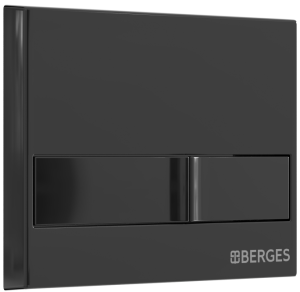Инсталляция для унитаза Berges Novum L6 с кнопкой чёрный глянец 040216