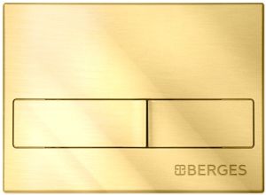 Кнопка смыва Berges Novum золото 040019