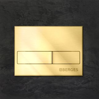 Кнопка смыва Berges Novum золото 040019 Кнопка смыва Berges Novum золото 040019