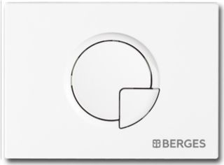 Кнопка смыва Berges Novum белый 040021 Кнопка смыва Berges Novum белый 040021
