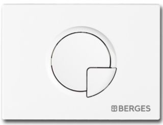 Кнопка смыва Berges Novum soft touch белый 040024 Кнопка смыва Berges Novum soft touch белый 040024