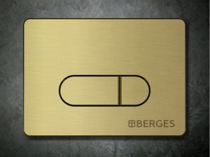 Кнопка смыва Berges Novum бронза 040038