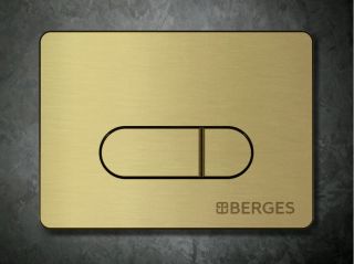 Кнопка смыва Berges Novum бронза 040038 Кнопка смыва Berges Novum бронза 040038