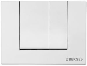 Кнопка смыва Berges Novum белый 040041