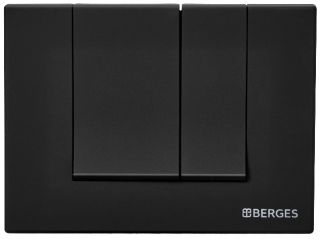 Кнопка смыва Berges Novum soft touch чёрный 040045 Кнопка смыва Berges Novum soft touch чёрный 040045
