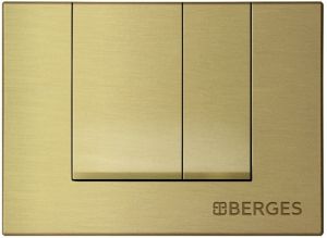 Кнопка смыва Berges Novum бронза 040048