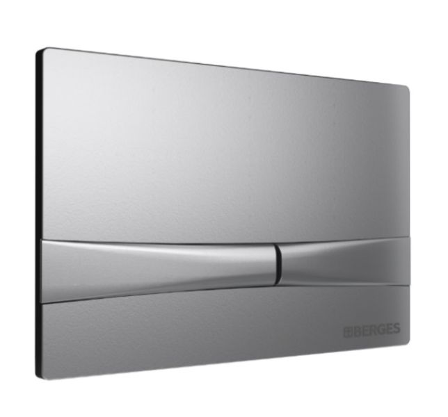 Комплект Berges 4в1 043248: инсталляция NOVUM 525 кнопка F2 матовый хром унитаз FLOE S Rimless сидение дюропласт Floe S Slim SO