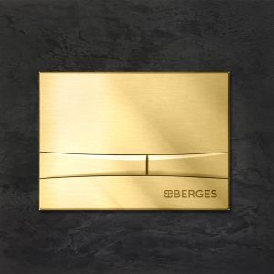 Кнопка смыва Berges Novum золото 040059