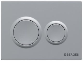 Кнопка смыва Berges Novum 040062 хром матовый Кнопка смыва Berges Novum 040062 хром матовый