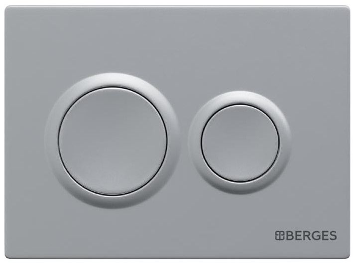Инсталляция для унитаза Berges Novum 040262 с кнопкой O1 хром матовый Инсталляция для унитаза Berges Novum 040262 с кнопкой O1 хром матовый