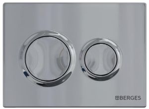 Инсталляция для унитаза Berges Novum 040263 с кнопкой O3 хром глянец