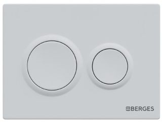 Кнопка смыва Berges Novum 040064 Soft Touch белый Кнопка смыва Berges Novum 040064 Soft Touch белый
