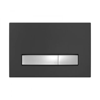 Комплект Berges 043325 инсталляция ATOM 410 кнопка Atom Line soft touch черный/хром глянец унитаз Ventas Black