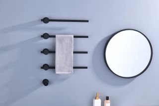 Полотенцесушитель электрический Timo Saona 040/03SM 45x66 см чёрный