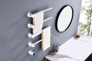 Полотенцесушитель электрический Timo Saona 040/16SM 45x66 см белый матовый