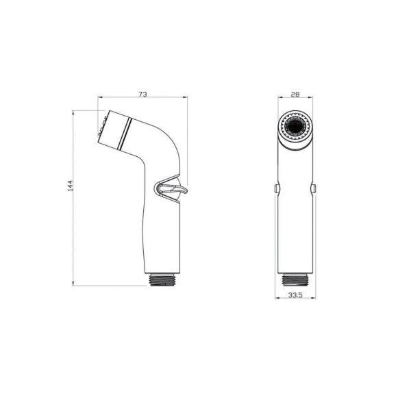 Гигиенический душ IDDIS Bidet Hand Shower хром глянцевый 040SC2Fi20