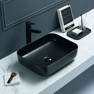 Раковина Art&Max 50см чёрный матовый AM-78109-MB Раковина Art&Max 50см чёрный матовый AM-78109-MB