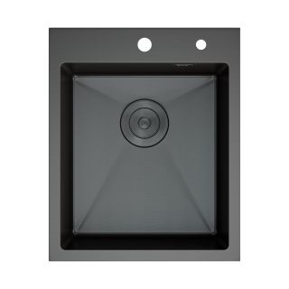 Кухонная мойка D&K DKS415006 41см графит Кухонная мойка D&K DKS415006 41см графит