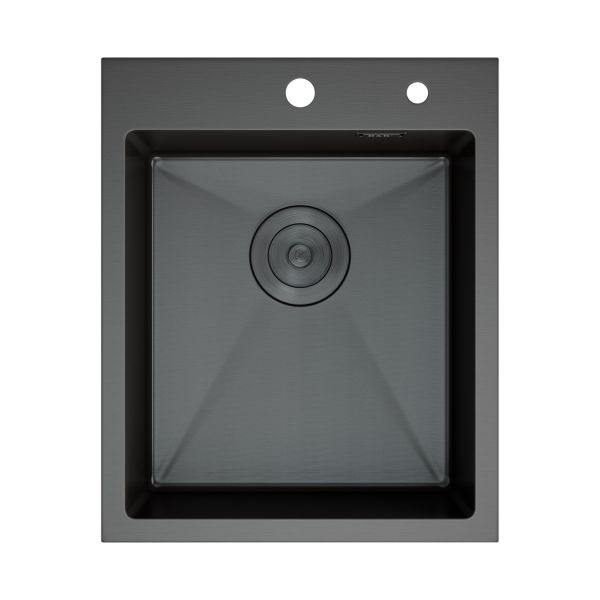 Кухонная мойка D&K DKS415006 41см графит
