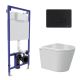 Комплект Berges 043376 инсталляция NOVUM 525 кнопка D5 унитаз VITA Rimless