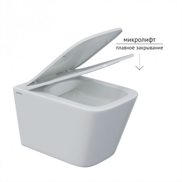 Комплект Berges 4в1 043244: инсталляция NOVUM 525 кнопка L1 белая унитаз FLOE S Rimless сидение дюропласт Floe S Slim SO