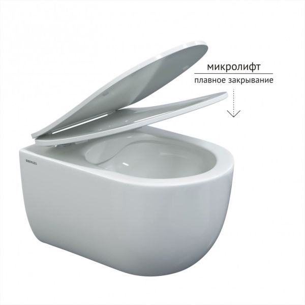 Комплект Berges 4в1 043306: инсталляция ATOM Line 410 кнопка чёрная SoftTouch унитаз VENTAS Rimless сидение дюропласт Ventas Slim SO