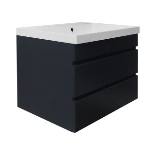 Тумба с раковиной Azario Эстима CS00094587 60 см графит