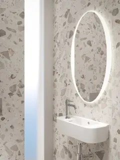 Зеркало с подсветкой Kerama Marazzi Элеганс KMElMr52MWh 52 см