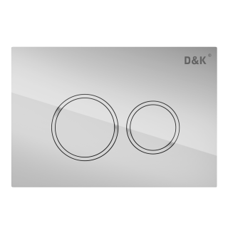 Комплект D&K Унитаз подвесной безободковый (торнадо) DT1026516, Инсталляция DI8050127, Клавиша смыва DB1529001 хром (DS1021614)