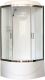 Душевая кабина Royal Bath BK стекло матовое 90x90см RB90BK1-M-CH-EL
