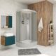 Душевая кабина Niagara NG-33094-14RP 100x90см серебро/матовое