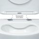 Подвесной унитаз Berges Ventas Rimless 082135 сиденье дюропласт Ventas Slim SO белый